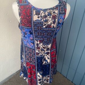Discreet Floral Patchwork Dress